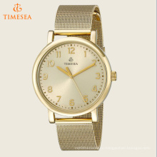 Оригинальные часы Timesea с аналоговым дисплеем Кварц Gold Watch 72497